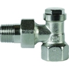 Radiator foot valve Type: 3554 Brass/EPDM Right-angled model Drainable Fillable Tailpiece/Inner thread 1/2" (15)